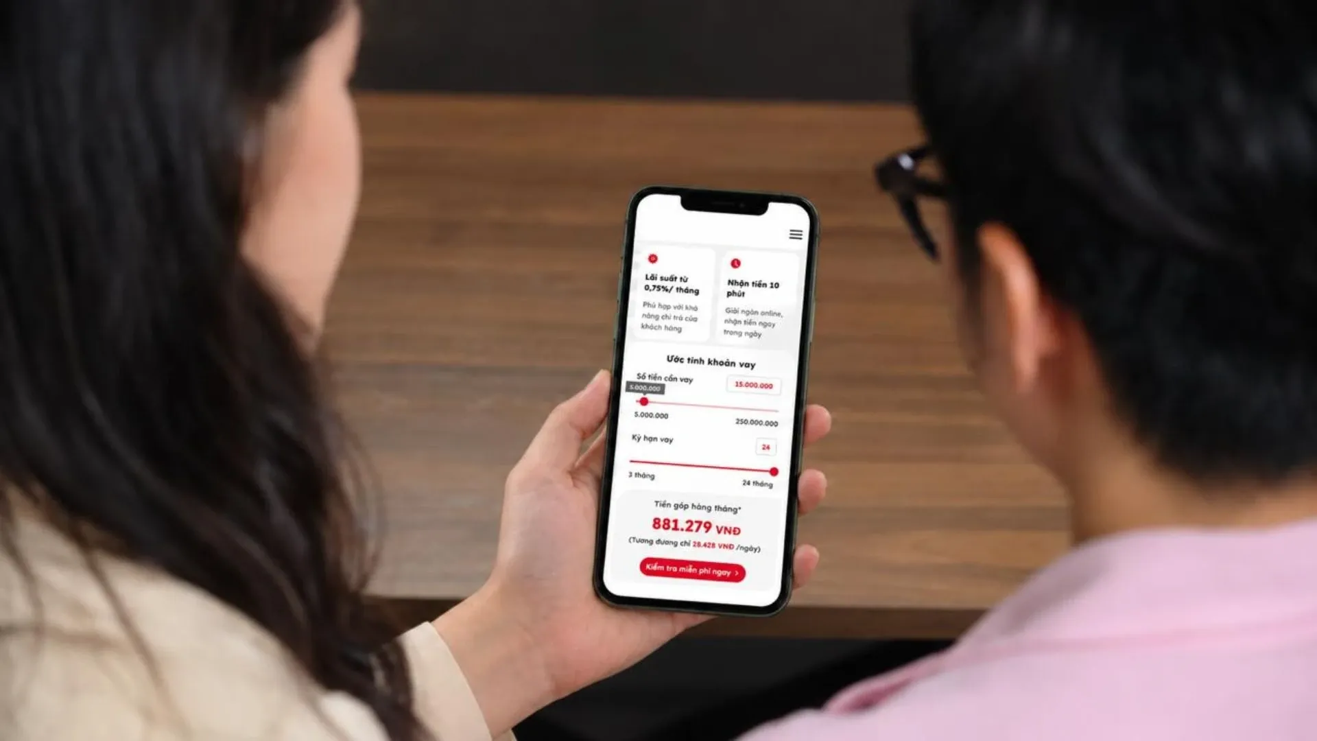 vay 30 triệu cho điện thoại