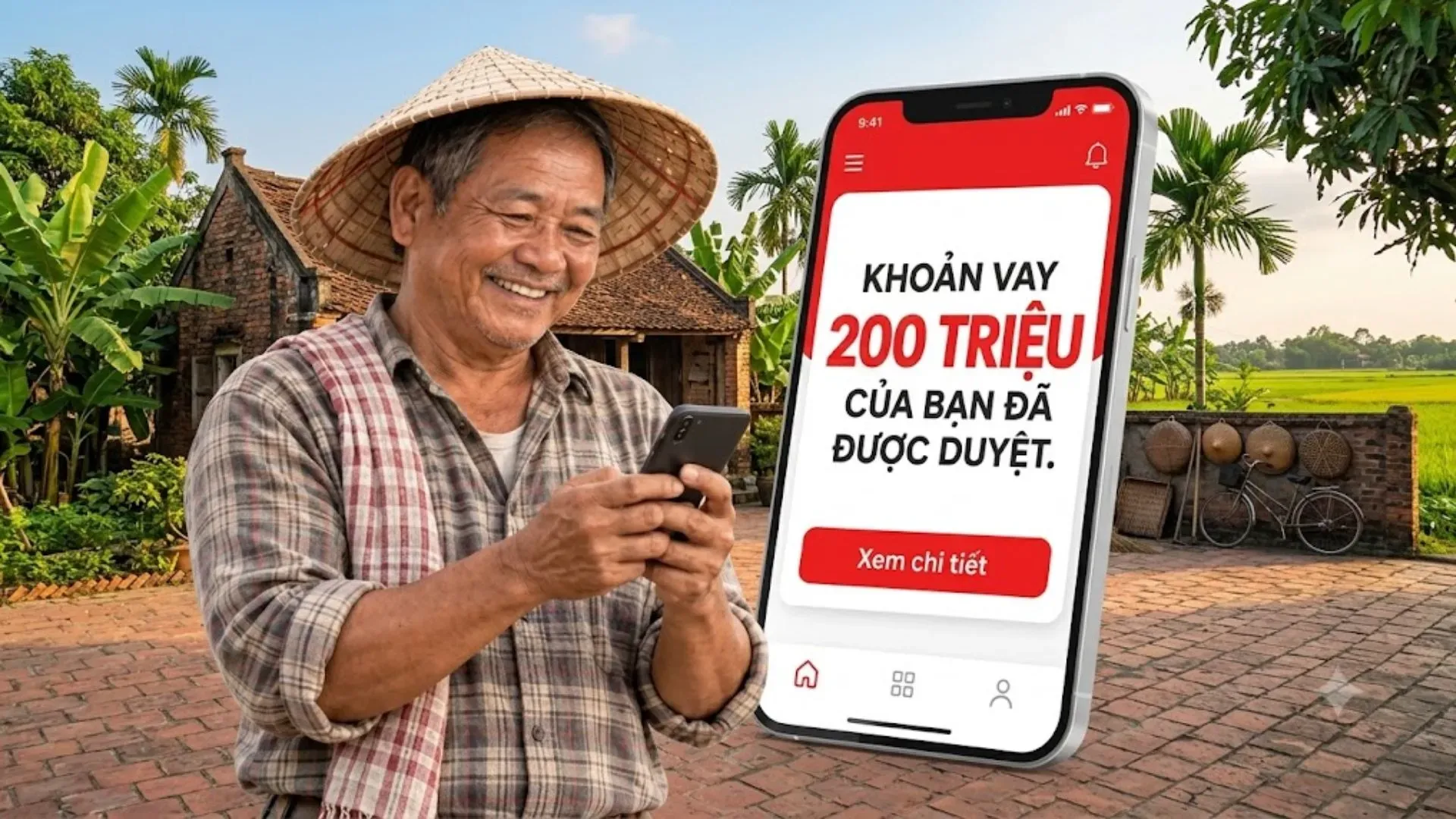 vay nhanh 200 triệu để sửa nhà